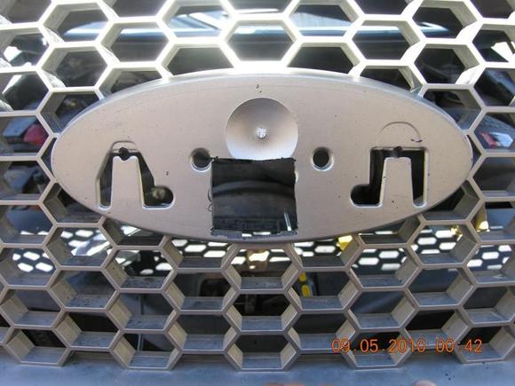 Making room for the new Front Emblem with Camera