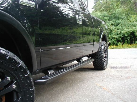 Painted step and tire