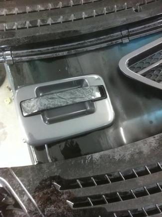 passenger handle, fresh clear, it still has to matte-out