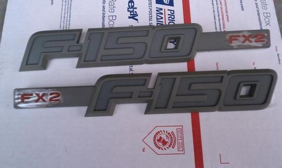 Body filler on 09  Badges