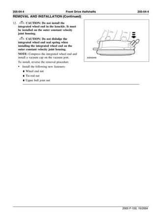 Ford Repair manual 205 04 page 4