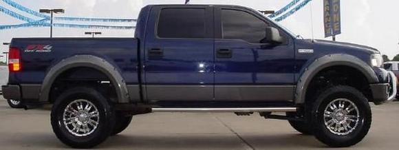 My truck at the lot where i bought it