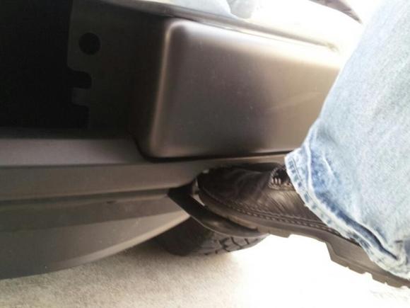 Tow Hook step