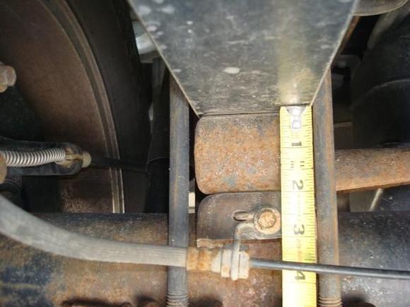 2005 FX4 2 inch rear blocks