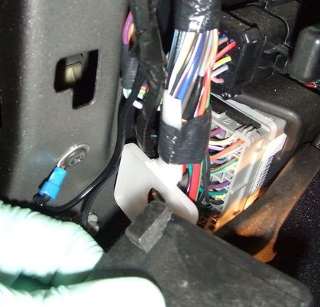 remove hood latch to trace circuit 53