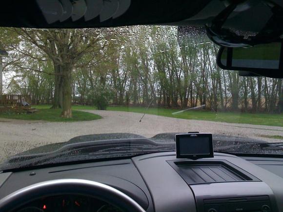 Windishield 35%.. 6pm and Raining 

4/28/09