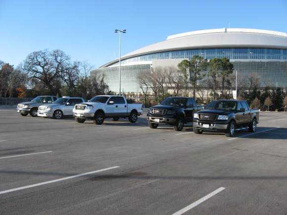 Taylor, Patrick, Rob, Wayne, Jim and the Cowboy's Stadium