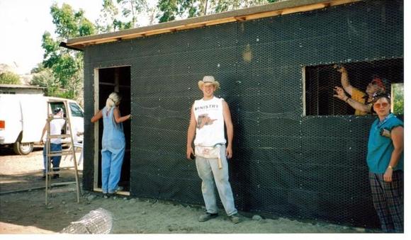 Summer of 1999 in Tecate, MX...one of two houses I built there