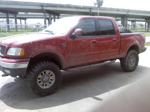 took the muddy road to work lol