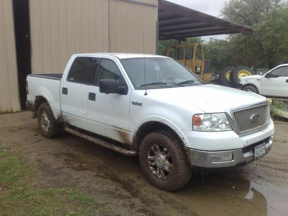 After being pulled out.