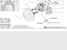 This the info that I have for the rear kit