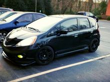 Wrx sti lip on Honda 2010 Jazz