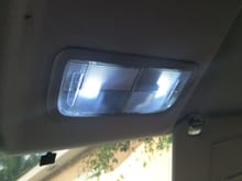 Both LED map lights in