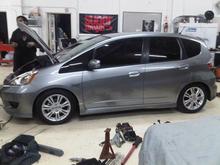 AFTER [with EIBACH SPORTLINE springS]