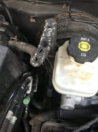 Does anyone recognize this hose on a 2019?  Appears to be air of some type. Car runs rough with the holes in it.
