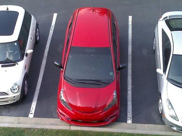 top view