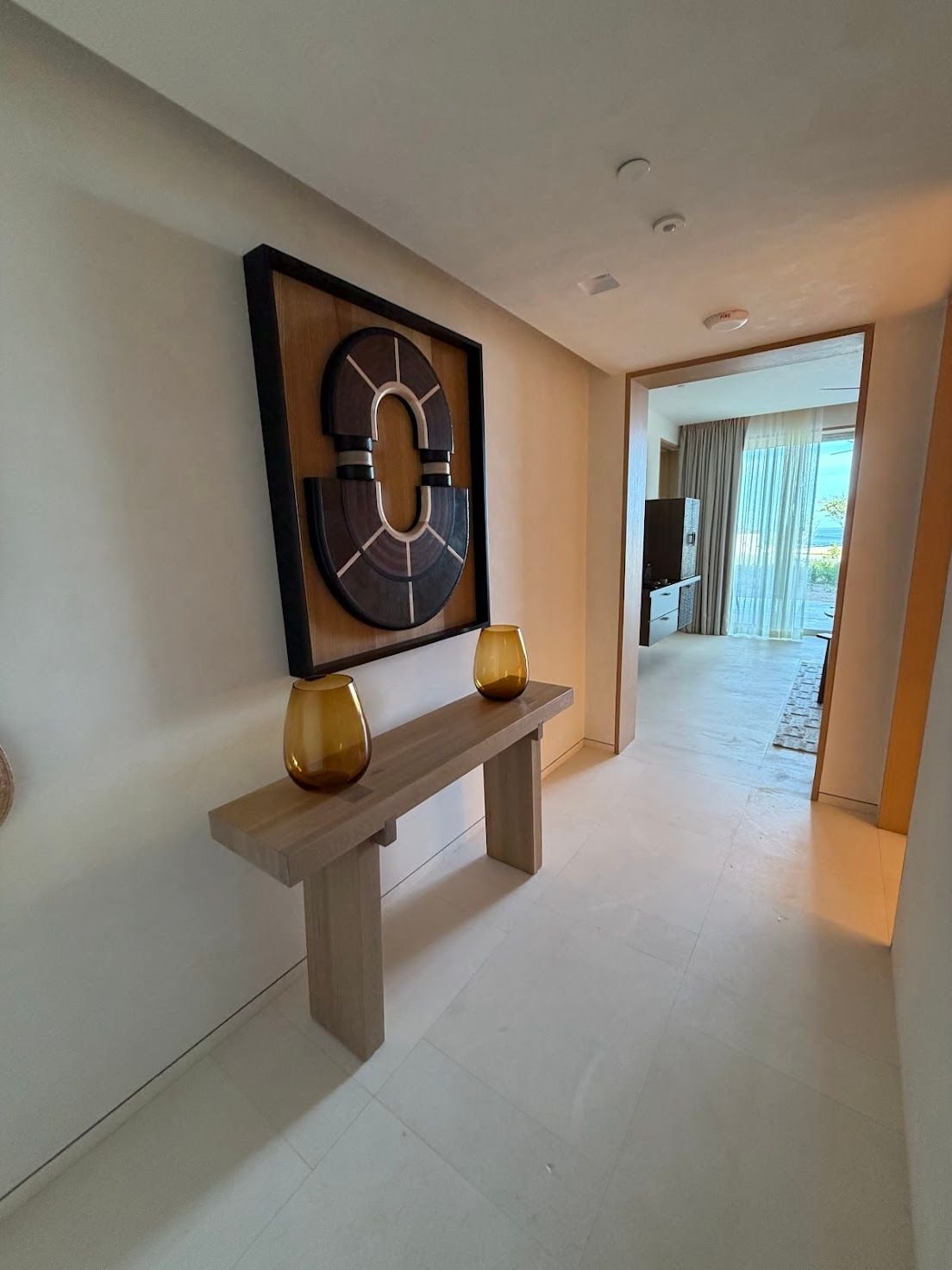 Plunge pool suite entrance