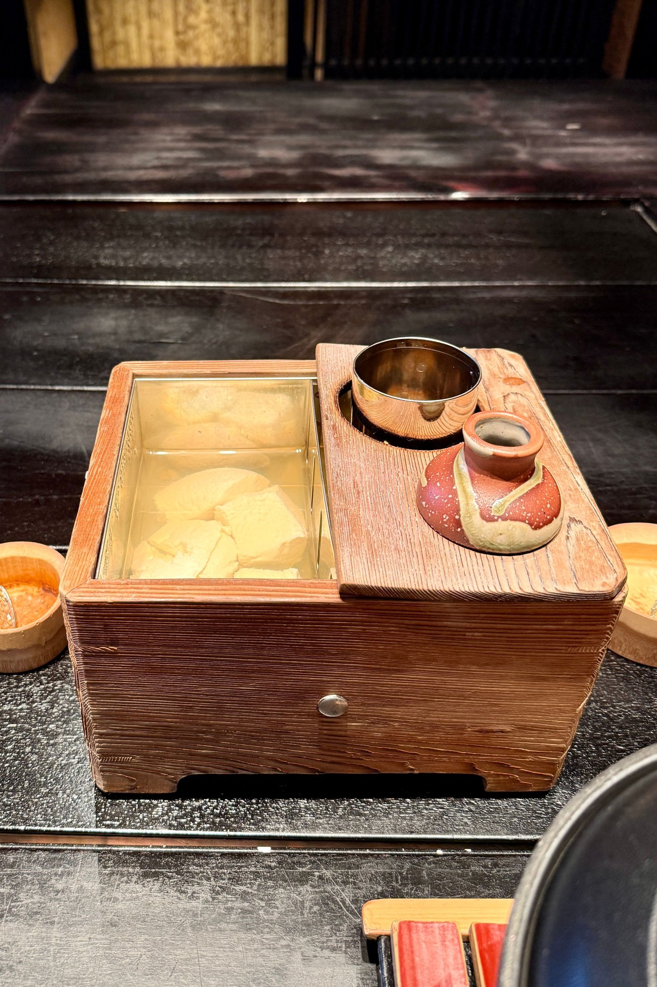 Neat kit to keep the house made tofu warm