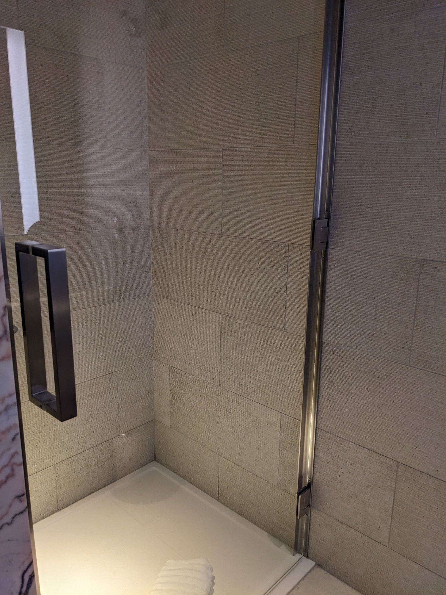 Shower, also in the closet 