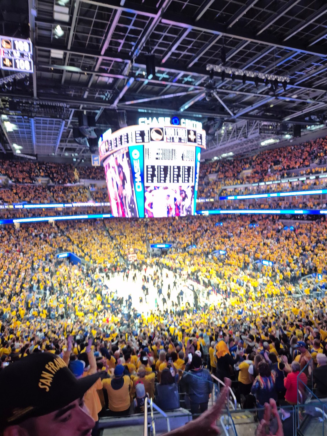 Did my first BA TP run (ex DUB) and was lucky to watch a Golden State Warriors Playoffs game