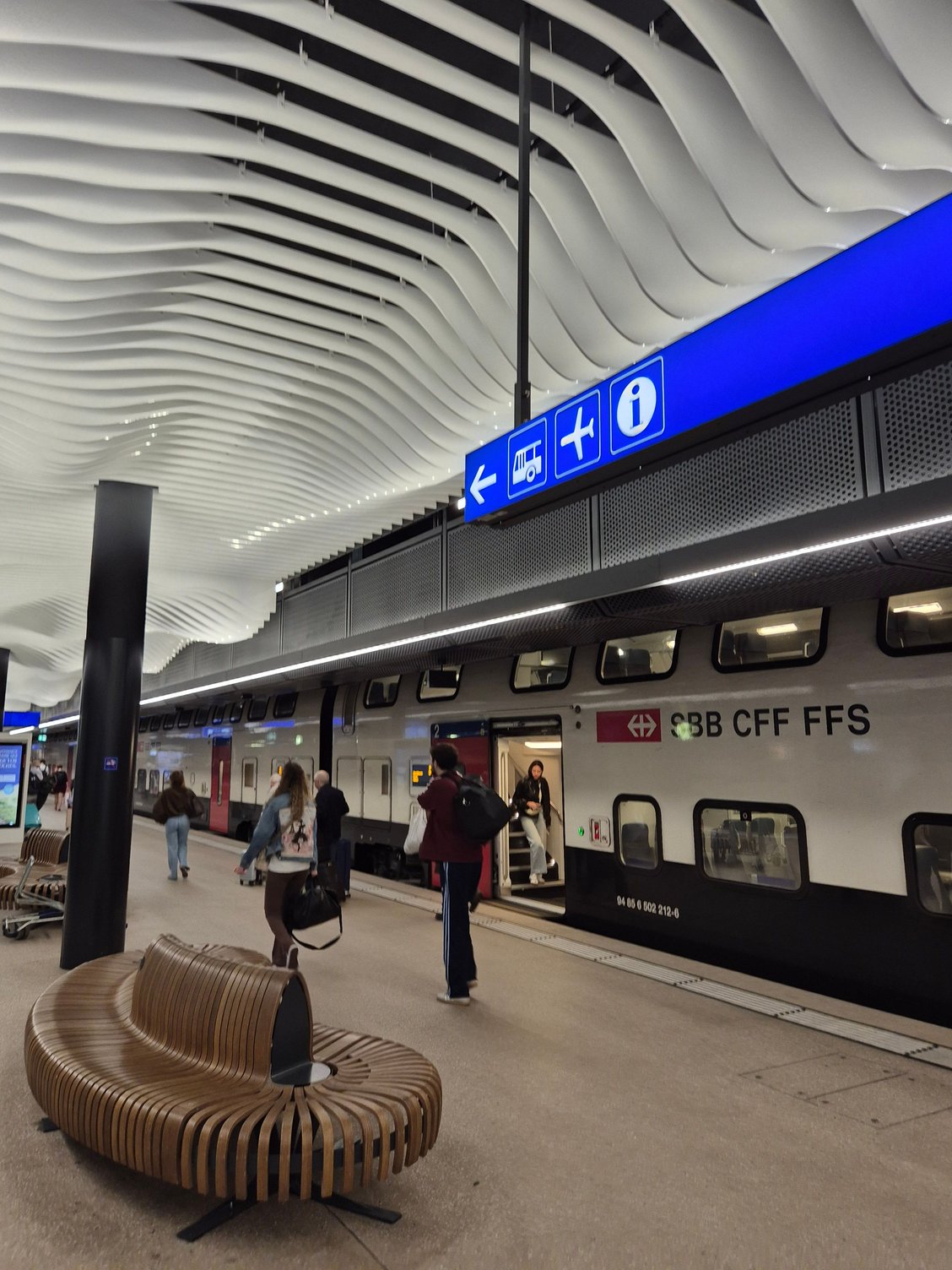 Train station. To the right is my train.