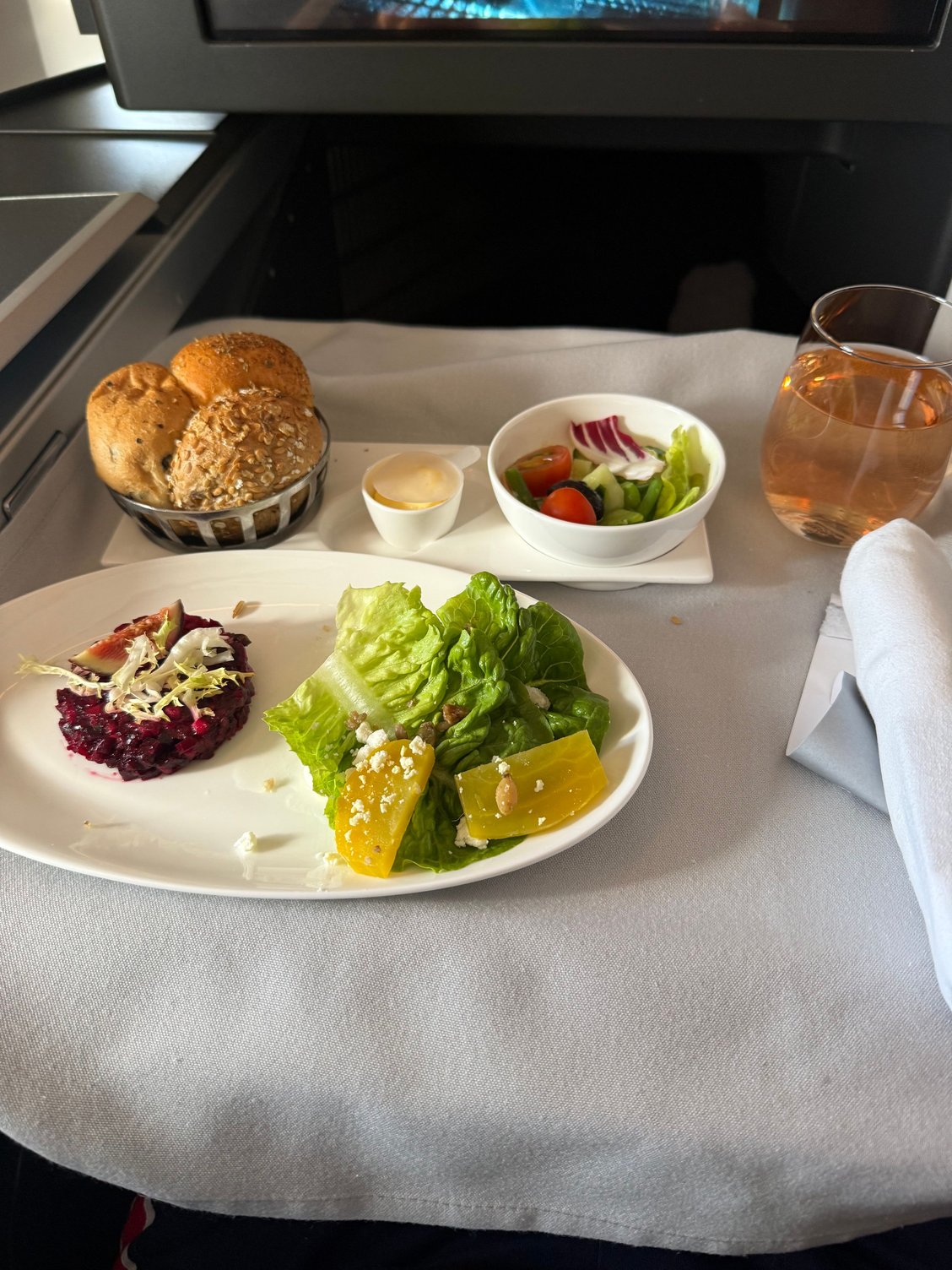 Starter was very tasty - if you like beetroot 