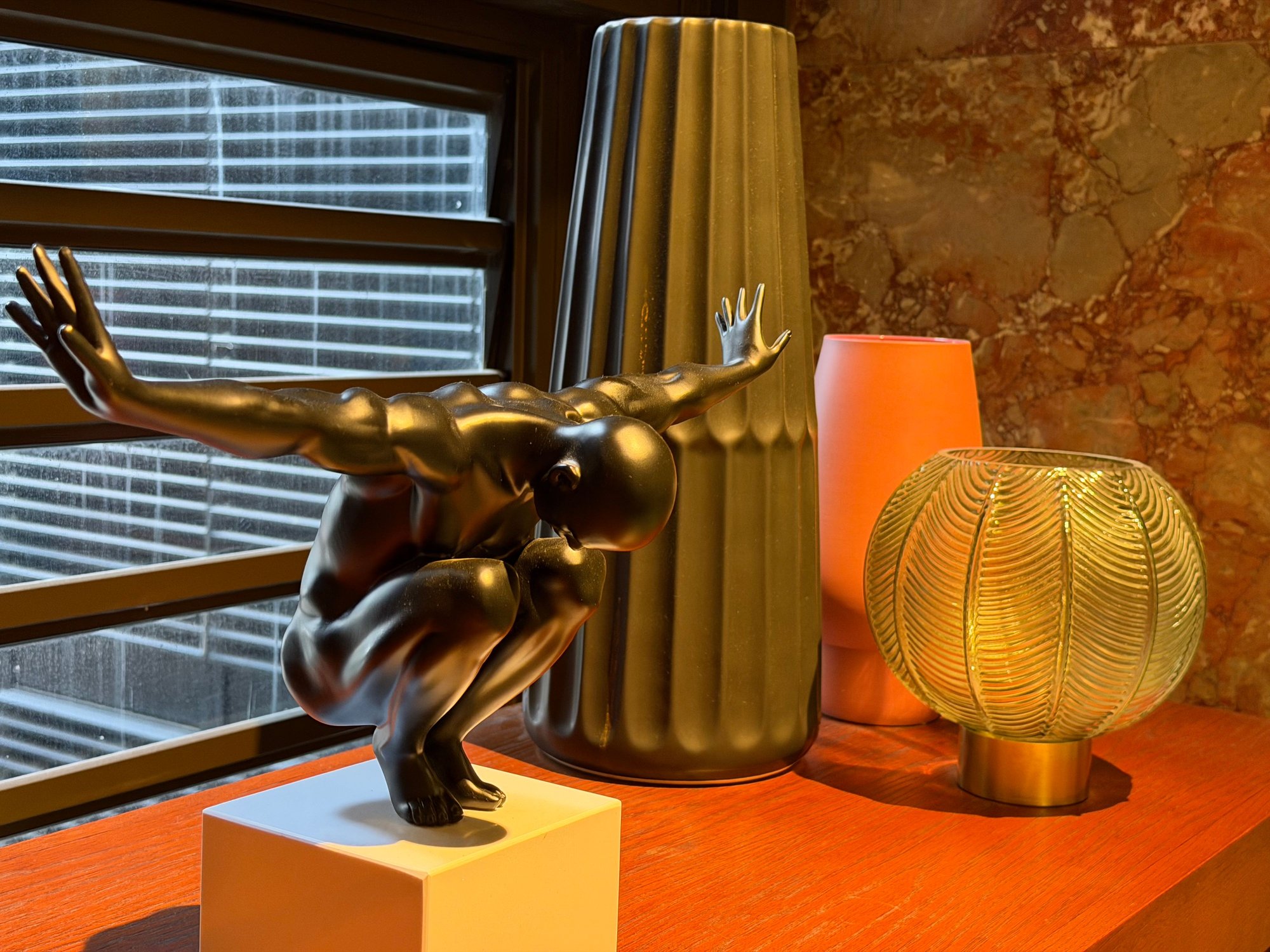 The theme is Art deco throughout