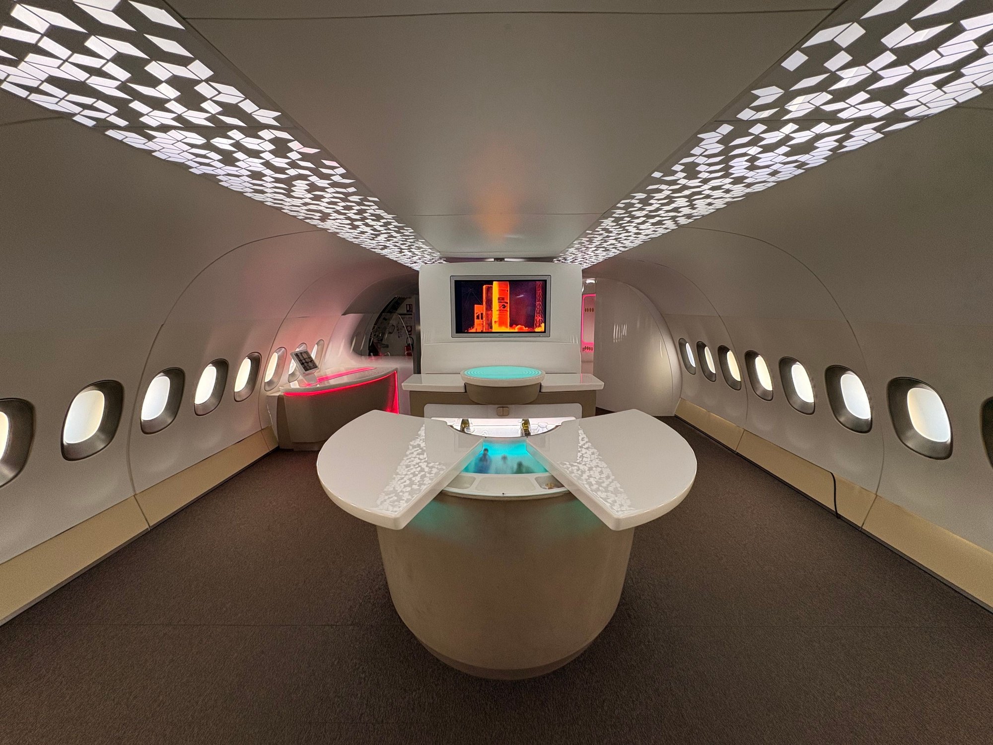 Cabin concepts on the upper deck...