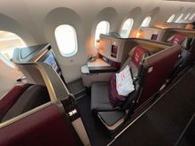 The new Qatar 787-900 Business Class Suite with door! 