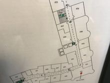Floorplan and location of suite #606