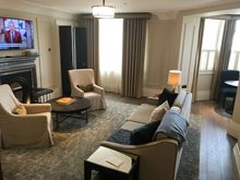 View into living room 