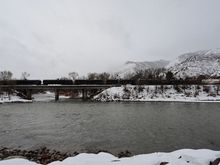 Snowclouds roll back into Glenwood Springs
