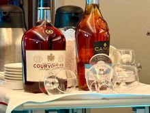 Liqueur and tea/coffee trolley