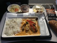 BA Club Europe Thai chicken.
