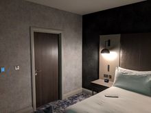 Bedroom - door to bathroom.