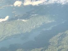 View of Terengganu before landing