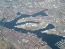 Port of Los Angeles and Vincent Thomas Bridge