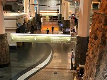 Mezzanine view from the B and C concourse junction
