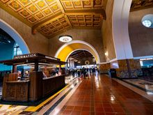 L.A. Union Station was PACKED! 