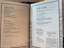Here’s a pic of the new menu