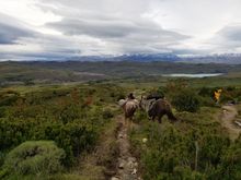 everything needs to be transported by foot or horseback to the campsites.