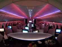 "Bar" area and nice mood lighting