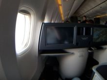 View from seat 15A