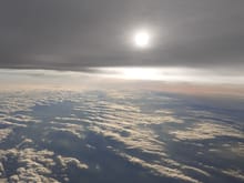 Unusual cloud formations ( we were  at about FL320)