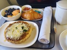 JFK-CPH - Breakfast quiche