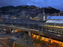 North end of Nagaskai Station- view reminded me slightly of Hong Kong