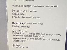 The paneer dish is a new one on me.