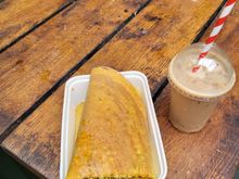 Dosa chaat from Horn OK Please--outstanding