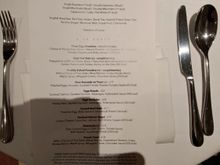 Conrad Breakfast  menu ( in addition to buffet) December 2024