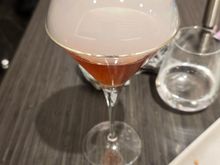 Parisiene Cocktail - bubbled tableside, really tasty